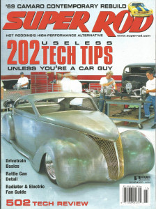 SUPER ROD 2000 NOV - #7, VINTAGE WHEELS, BOYD's ZEPHYR, TECH TIPS